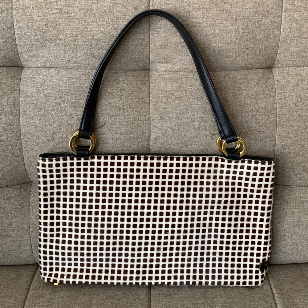 Kate Spade Skinny Checkered Purse
